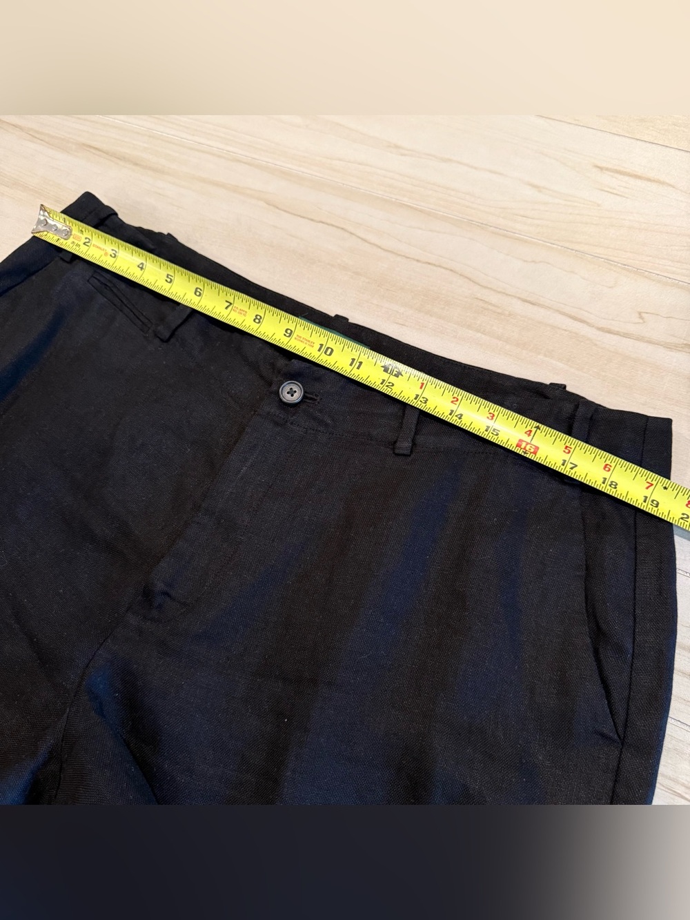 Lauren Ralph Lauren 100% Linen Wide Leg Trousers Quiet Luxury Coastal Pants 16 - Picture 9 of 10